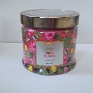 PartyLite Pink Guava Floral Scented Candle